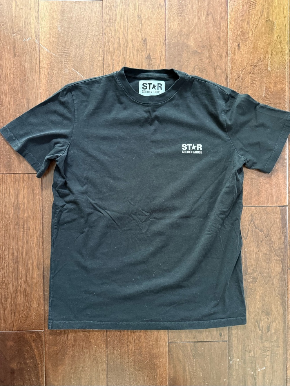 Golden Goose Black Logo T-Shirt
